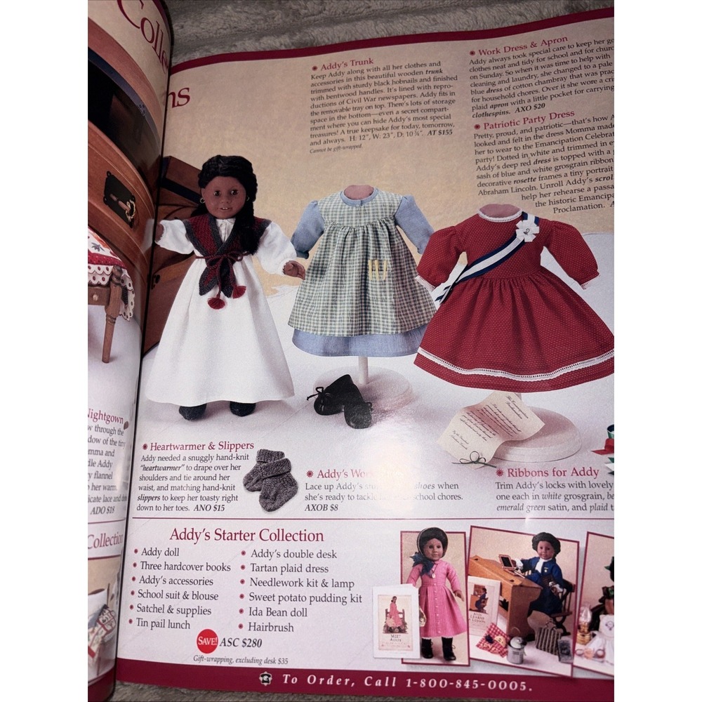 American Girls Spring 1997 Catalog featuring the Molly McIntire Doll - Picture 6 of 6
